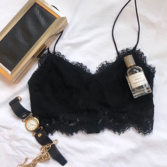 Topshop Tops - TOPSHOP Lace Crop Top
